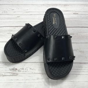 Studded Platform Slide